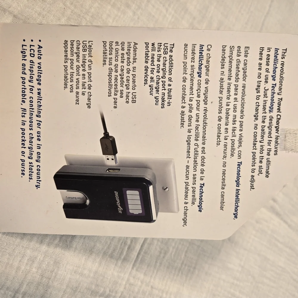 Digipower TC-55N Travel Charger For Use With Canon Digital Cameras